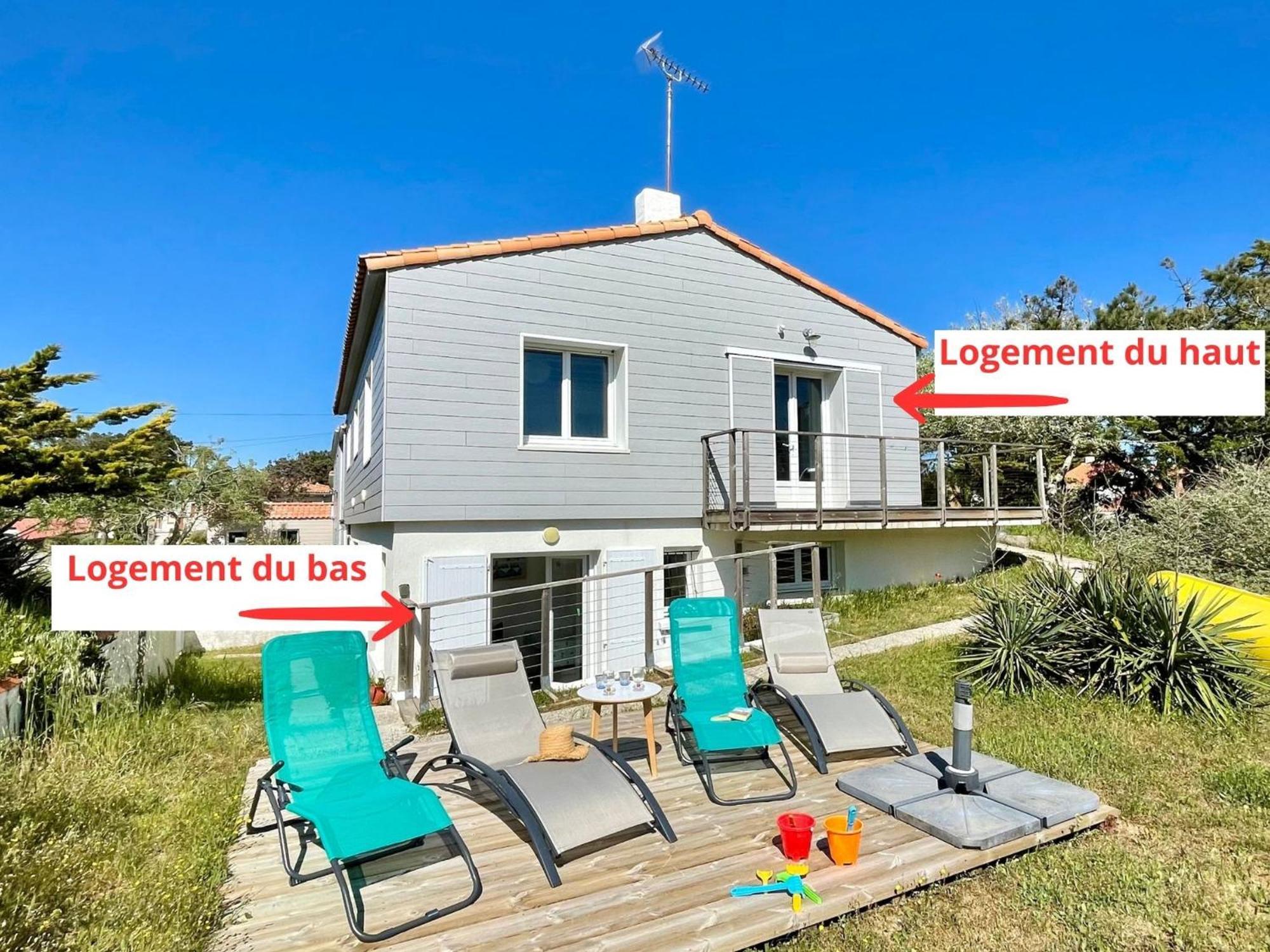 Maison Familiale Au Calme, Proche Plage, 9 Couchages, Terrasses, Wifi, Garage Velo - Bretignolles-Sur-Mer - Fr-1-231-203 Exterior photo